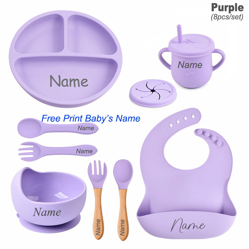 8 шт., набор силиконовой посуд – обзор и цена Baby Food Menu